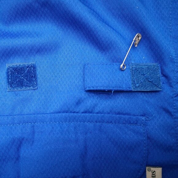 Tallwoods Element Wear Men's Size Medium Royal Blue Short Sleeves Shirt - Picture 6 of 9